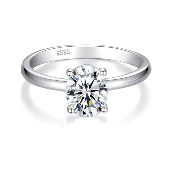 1.5 Carat Moissanite Diamond Ring